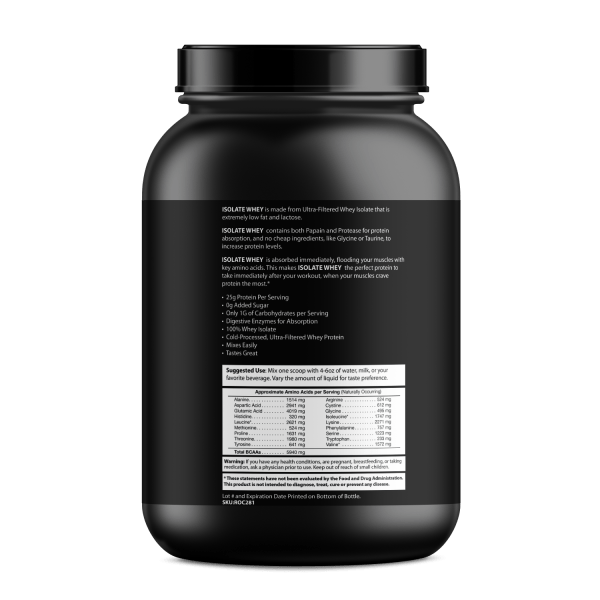 ISOLATE WHEY-  CHOCOLATE  MILKSHAKE 2lb - Image 3