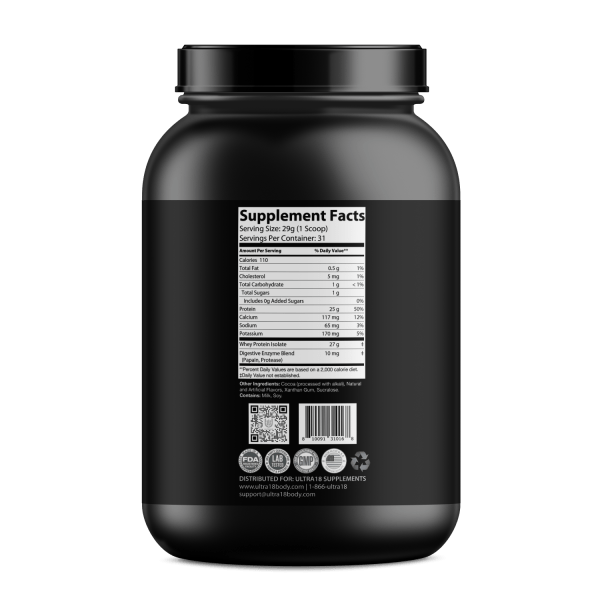 ISOLATE WHEY-  CHOCOLATE  MILKSHAKE 2lb - Image 2