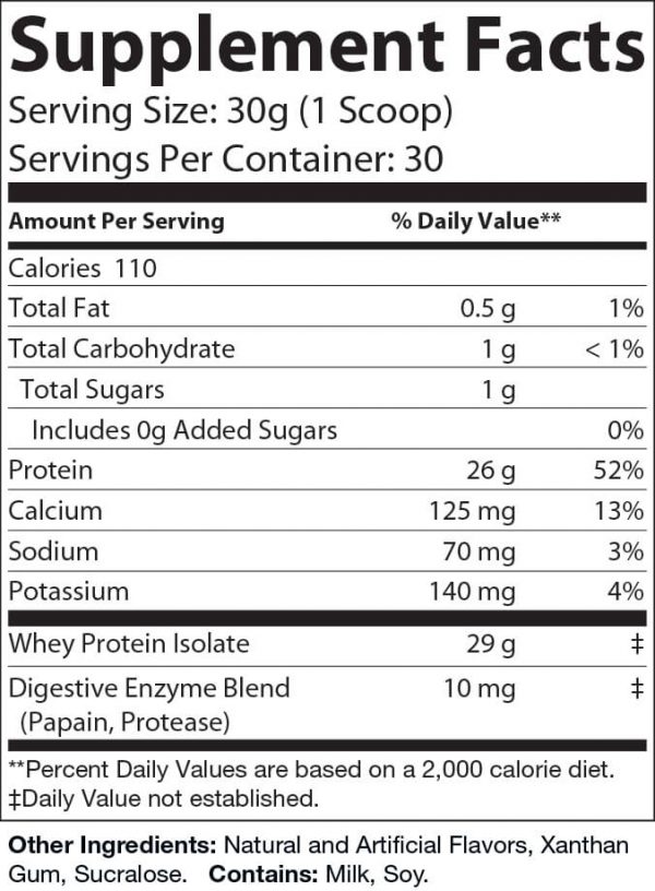 ISOLATE - VANILLA 2lb - Image 4