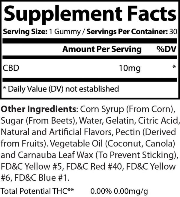 SKUSH CBD GUMMIES– 300mg (30 gummies) - Image 5